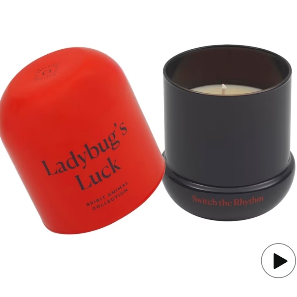 OJO Lady Bug’s Luck Scented Candle – 7.8 oz Jar Candle